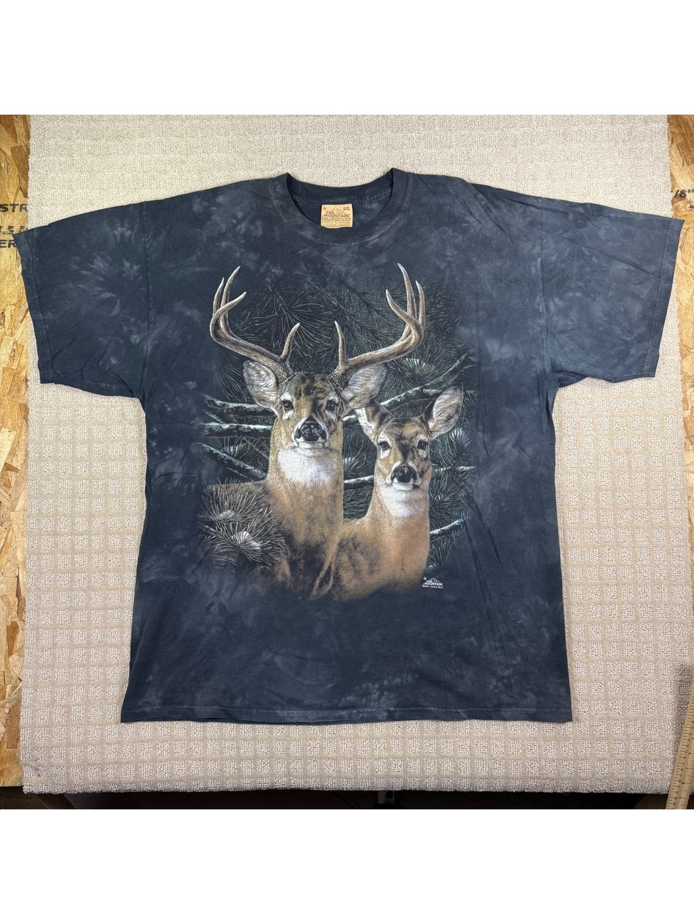The Mountain deer graphic tie-dye T-shirt size XXL